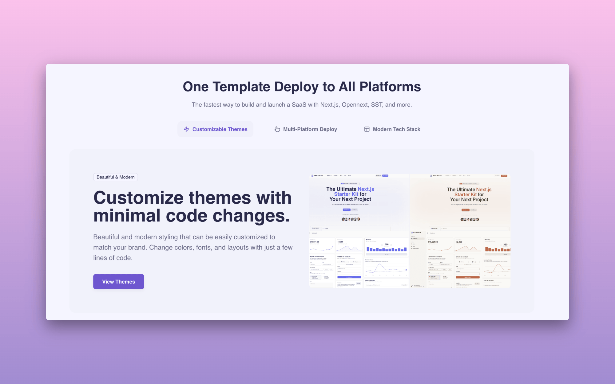 NextDevKit Template Screenshot